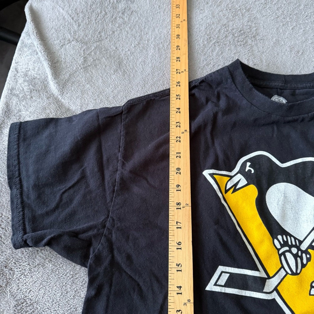Hockey NHL sports Crosby Penguins t shirt black size XL - Picture 6 of 6